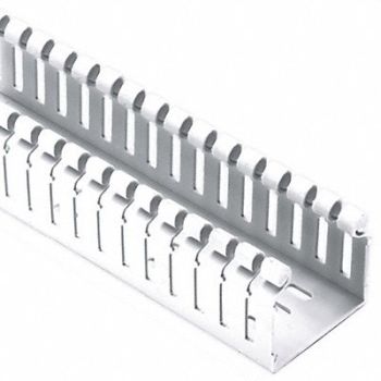 PANDUIT WiringDuct Narrow 1.75x3.06In 6Ft White, 2ETX5