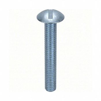 GRAINGER APPROVED MS 5/16-18 Zinc Plated 2 L SLT PK100, 2EU72