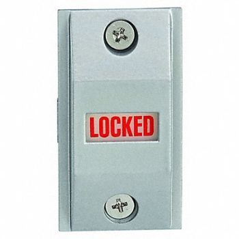 ADAMS RITE Exit Indicator Satin Chrme, 2EUX3