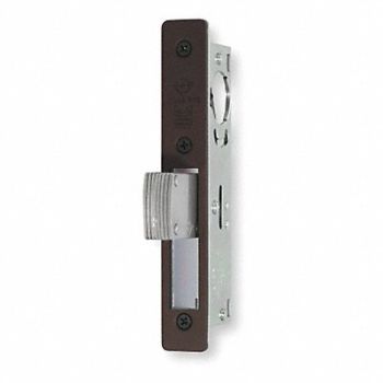 ADAMS RITE Key Control Deadbolt Med.Duty Brass, 2EUY1