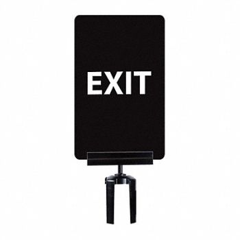 Acrylic Sign for Tensabarrier Post, 2EUZ7