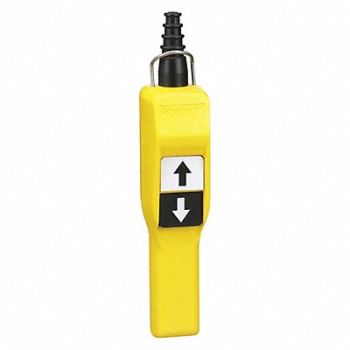 SQUARE D Pendant Push Button Station 2NO Yellow, 2EV30