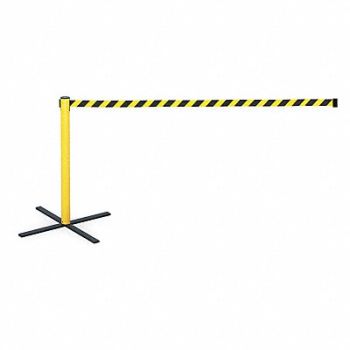 TENSABARRIER Barrier Post with Belt 13 ft L, 2EVA1