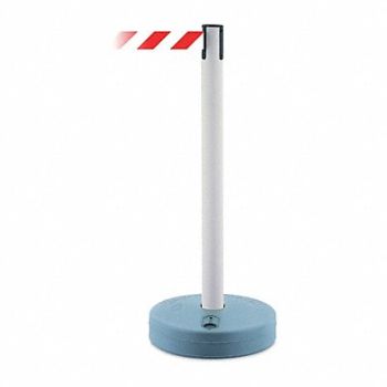 TENSABARRIER Barrier Post with Belt 7-1/2 ft L, 2EVA2