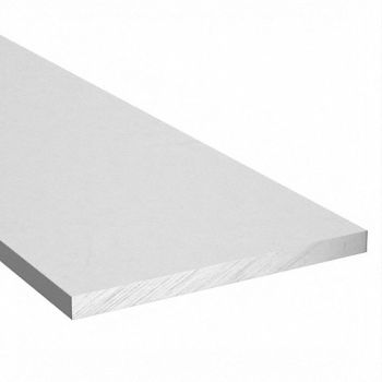 GRAINGER APPROVED Flat Bar Stock Aluminum 1 in Over. W, 2EZU6