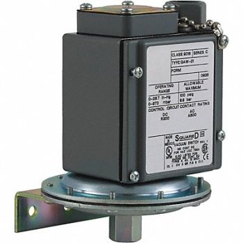 SQUARE D Vacuum Switch Stndrd/Revers 0 to 28.3 Hg, 2FH47