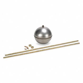 SQUARE D Float and Rod Assembly Round SS 7 In, 2FJ26