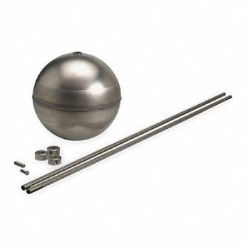 SQUARE D Float and Rod Assembly Round SS 7 In, 2FJ28