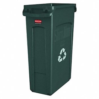 RUBBERMAID COMMERCIAL PRODUCTS Utility Container 23 gal Green, 2FTG6