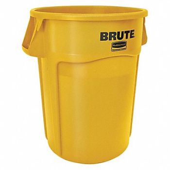 RUBBERMAID COMMERCIAL PRODUCTS J6002 Utility Container 55 gal Yellow, 48XM34