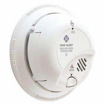 FIRST ALERT CO2 and Smoke Alarm 9V Lithium, 45TT72