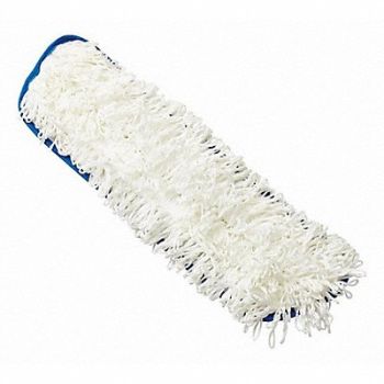 RUBBERMAID COMMERCIAL PRODUCTS Dust Mop White Microfiber, 2FTT4
