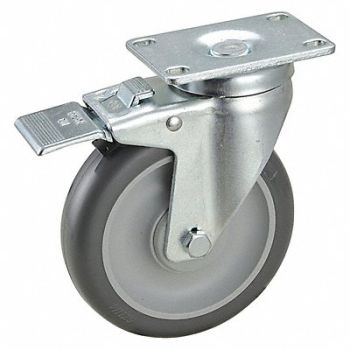 GRAINGER APPROVED Standard Plate Caster Swivel 315 lb., 2G033