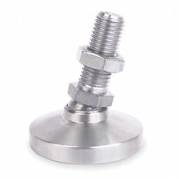 S W MANUFACTURING Level Mount Swivel Stud M12 1-7/8in Base, 14H415