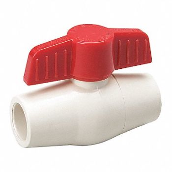 GRAINGER APPROVED CPVC Ball Valve Inline CTS 1/2 in, 2GJY1
