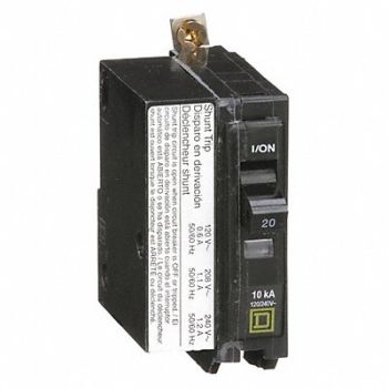 SQUARE D Circuit Breaker 20A Bolt On 120/240V 1P, 2GLC8