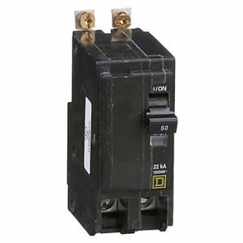 SQUARE D Circuit Breaker 50A Bolt On 120/240V 2P, 2GLH7