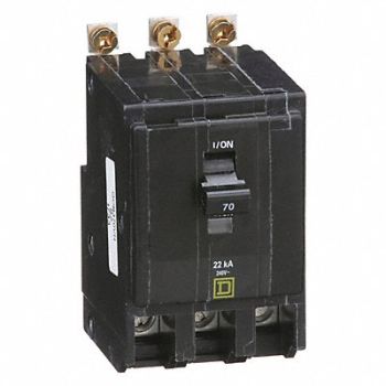 SQUARE D Circuit Breaker 70A Bolt On 120/240V 3P, 2GLN5