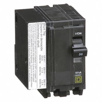 SQUARE D Circuit Breaker 50A Plug In 120/240V 2P, 2GLV6