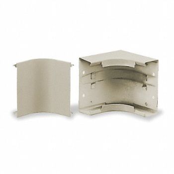 HUBBELL WIRING DEVICE-KELLEMS Internal Elbow Ivory Steel Elbows, 2GMA6