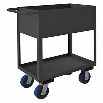 GRAINGER APPROVED Utility Cart 3 600 lb Steel, 2GMJ1