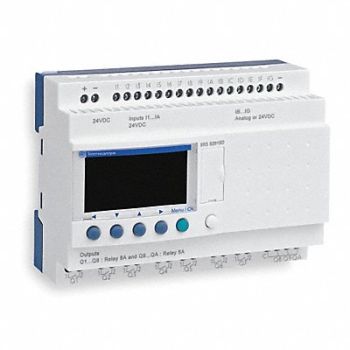 SCHNEIDER ELECTRIC Logic Relay 24VAC With Display, 2GNR4