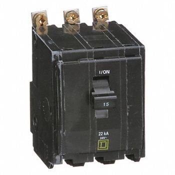 SQUARE D Circuit Breaker 15A Bolt On 120/240V 3P, 2GNH2