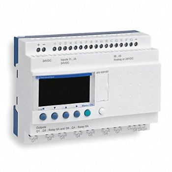 SCHNEIDER ELECTRIC Logic Relay 100-240VAC With Display, 2GNT2