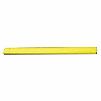 GRAINGER APPROVED Parking Curb 72 Yellow Polyethylene, 2GTG3