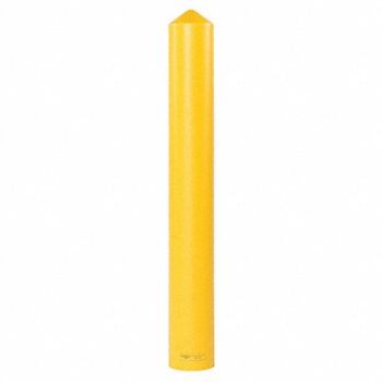 GRAINGER APPROVED E7133 Bollard Cover 8 In Dia 57 In H Yellow, 2GTH1