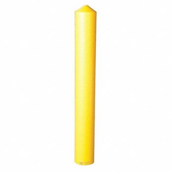 GRAINGER APPROVED E7132 Bollard Cover 6 In Dia 56 In H Yellow, 2GTG9
