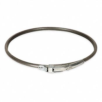 GRAINGER APPROVED Lever Lock Ring Gray 55 gal, 2GTW1