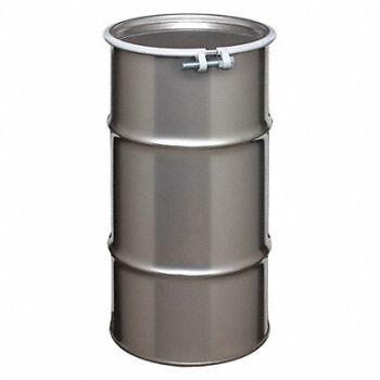 GRAINGER APPROVED Transport Drum Silver 20ga 0.9mm, 2GTY7