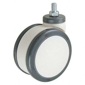 GRAINGER APPROVED Twin-Wheel Threaded Stem Caster 4, 2GU76