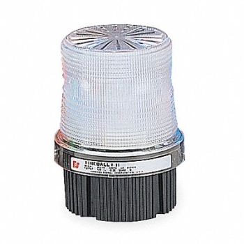 FEDERAL SIGNAL Hearing Impaired Clear Strobe, 2GUA9