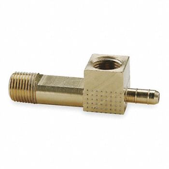 PARKER Gauge Tee 0.17 In Tube Size Brass, 2GUH5