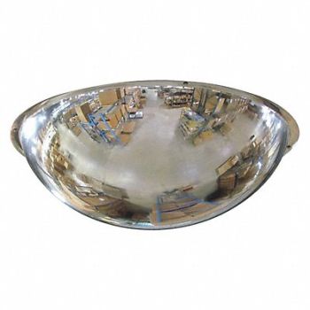GRAINGER APPROVED Full Dome Mirror 48In. Scratch Res Acryl, 2GVU4