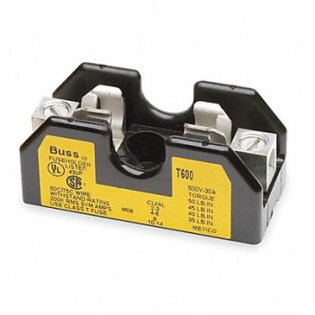 BUSSMANN Fuse Block 61 to 100A T 1 Pole, 2GWC2