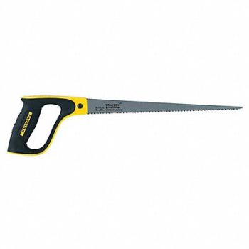 STANLEY Compass Saw Hand 18 In 11 TPI, 2GXF8