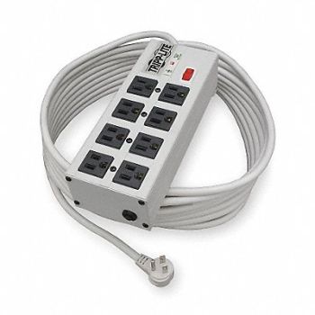 TRIPP LITE Surge Protector Strip 8 Outlet Gray, 2GZR3