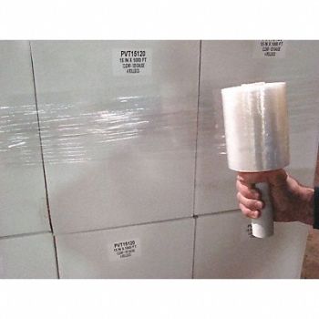 GRAINGER APPROVED Stretch Wrap Cast Heavy Duty, 15A911