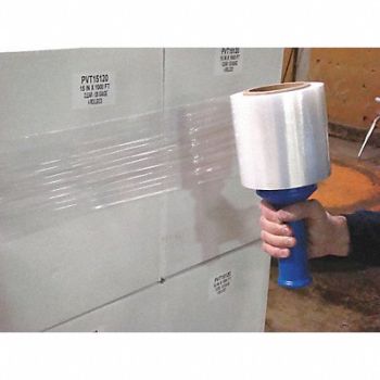 GRAINGER APPROVED Stretch Wrap Cast Heavy Duty PK4, 15A917