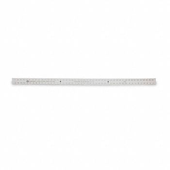 JOHNSON Aluminum Straight Edge 48 In Graduated, 6C233