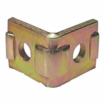 GRAINGER APPROVED Corner Connector 90 Degrees Steel, 2HAE3