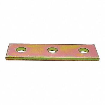 GRAINGER APPROVED Splice Flat Plates Steel, 2HAF4