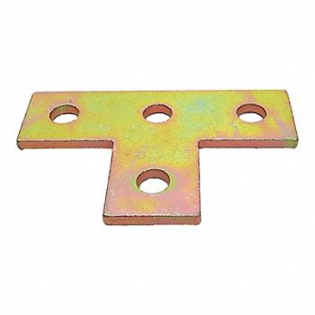 GRAINGER APPROVED Tee Plates Steel, 2HAF6