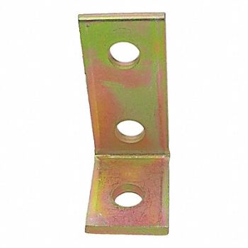 GRAINGER APPROVED Angle Bracket Steel Overall L 3 1/2in, 2HAF7