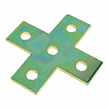 GRAINGER APPROVED Cross Plates Steel, 2HAF8