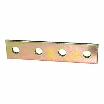 GRAINGER APPROVED Flat Plates Steel Overall L 7 1/4in, 2HAJ8