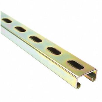 GRAINGER APPROVED Strut Channel Steel Overall L 10ft, 2HAN5